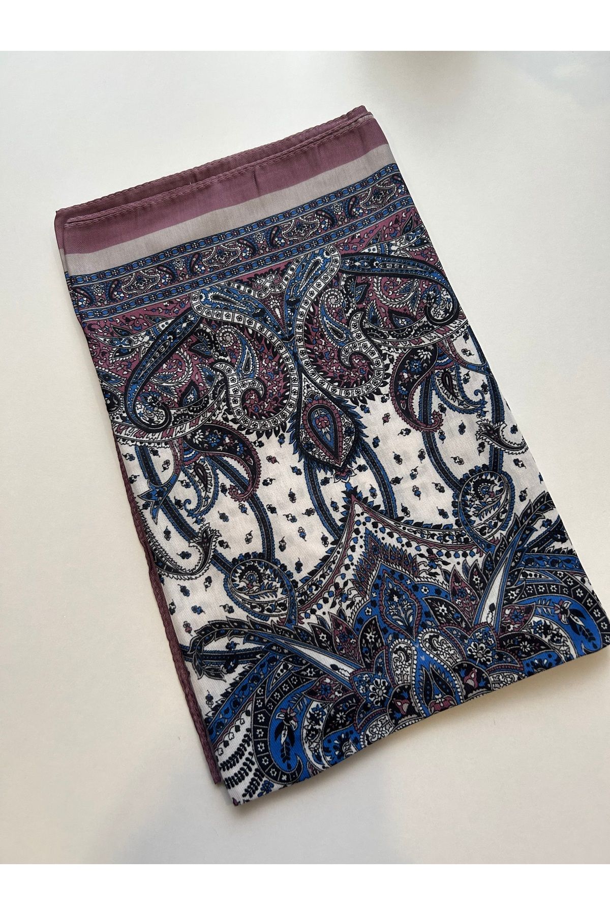 Sümeyye çeyiz Etnik Retro Desen Soft Pamuklu Şal 180*85 cm
