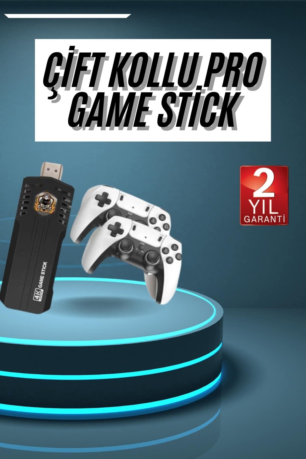 KeşifHOME 4k Kablosuz Çift Kol Retro Oyunlar 20000 Oyunlu Atari