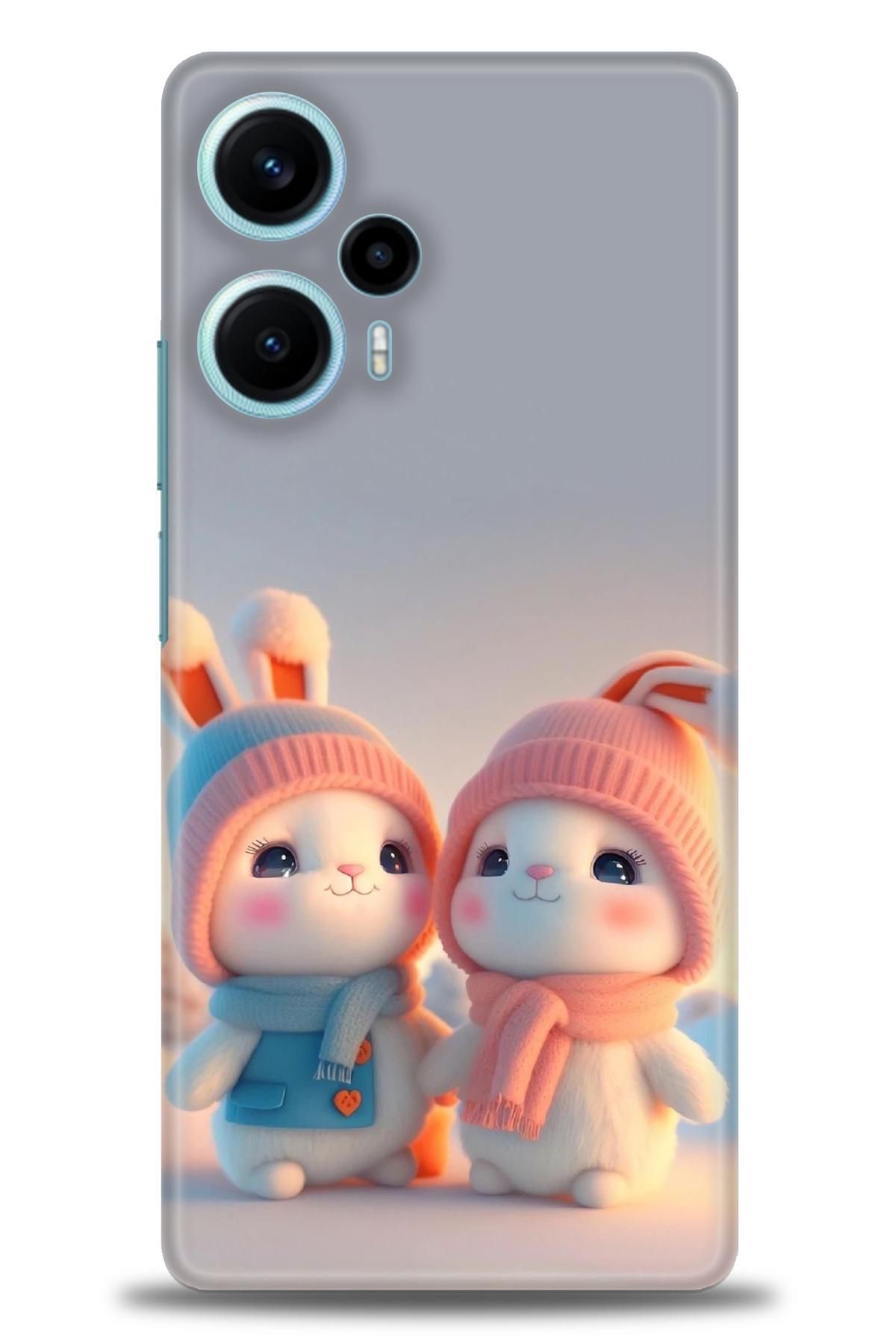 CooperTech Xiaomi Poco F5 İle Uyumlu HD Baskılı Desenli Silikon Kılıf - 770