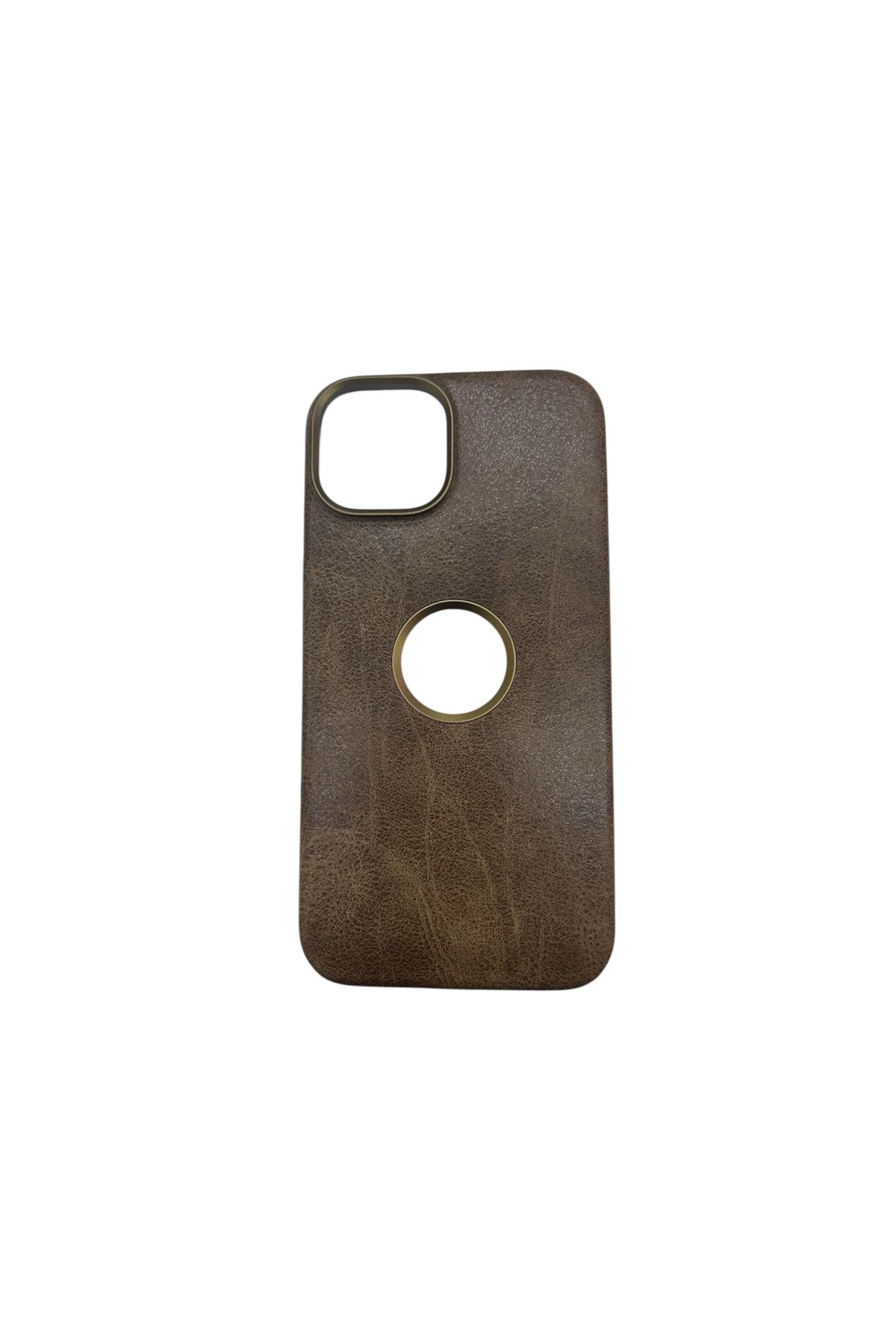 shop İPhone 13/14 Uyumlu Air Jacket Deri Cep Telefonu Kılıfı