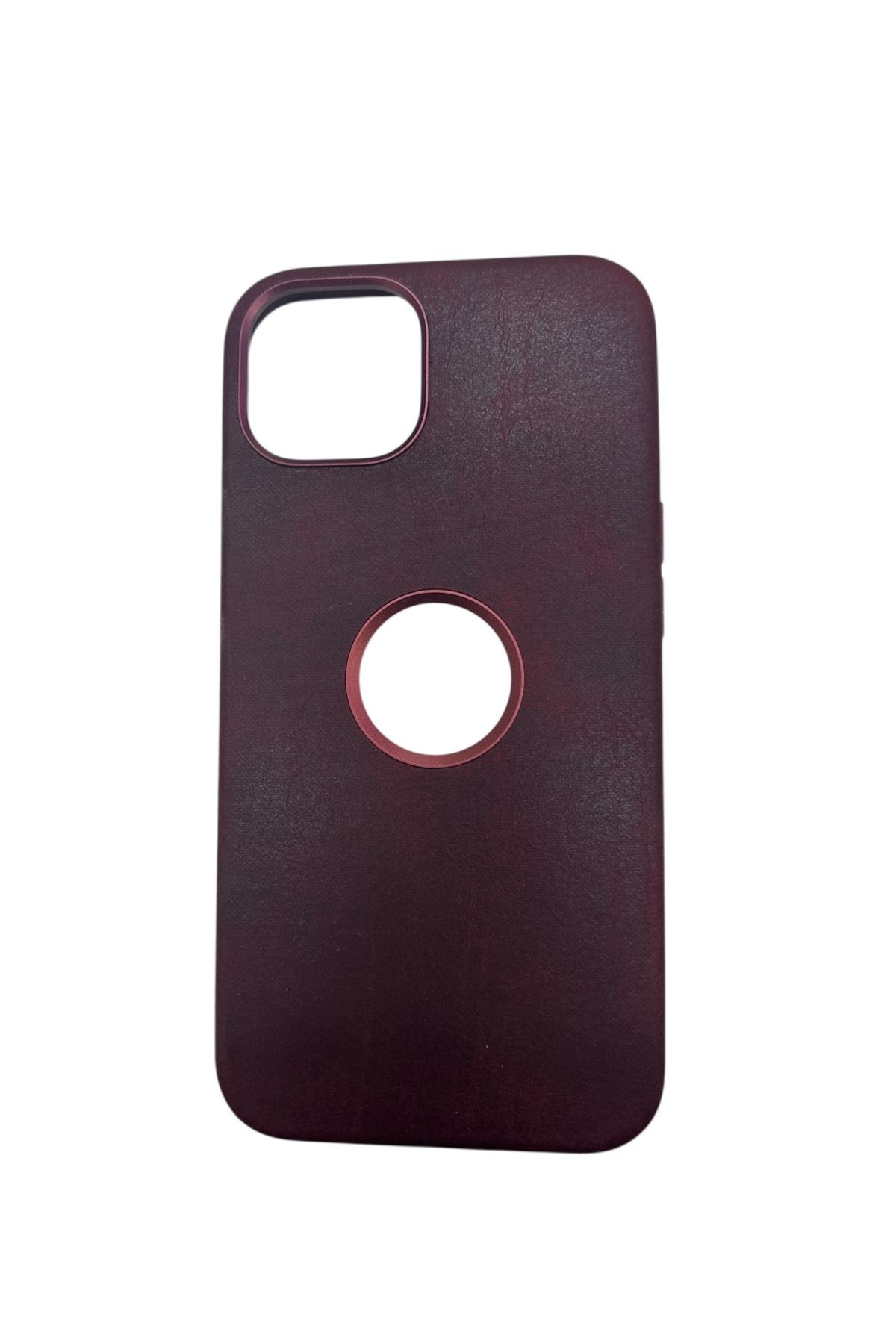 shop İPhone 13/14 Uyumlu Air Jacket Deri Cep Telefonu Kılıfı