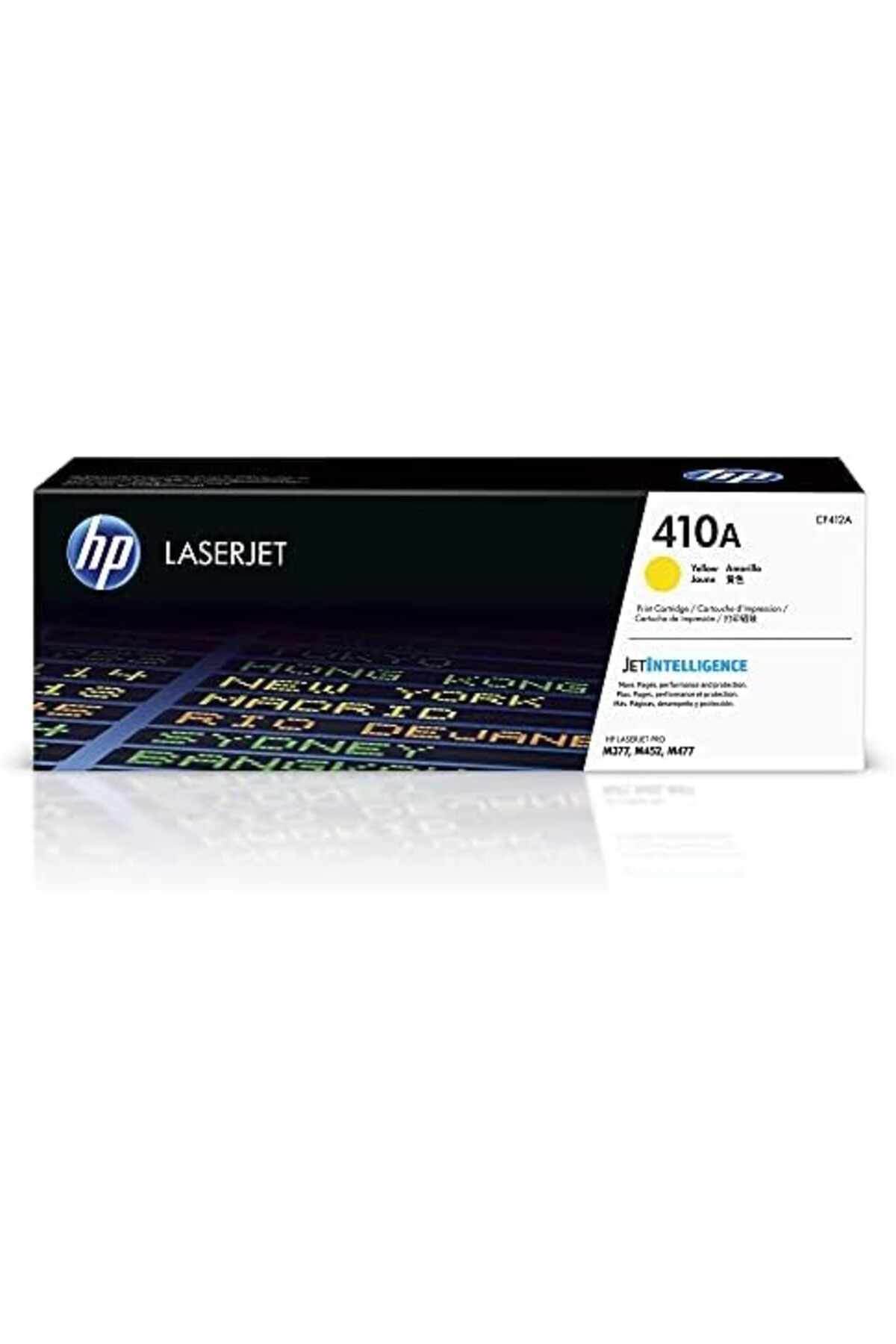 HP-خرطوشة حبر ليزر جيت صفراء أصلية 410A (CF412A) لطابعات HP 2