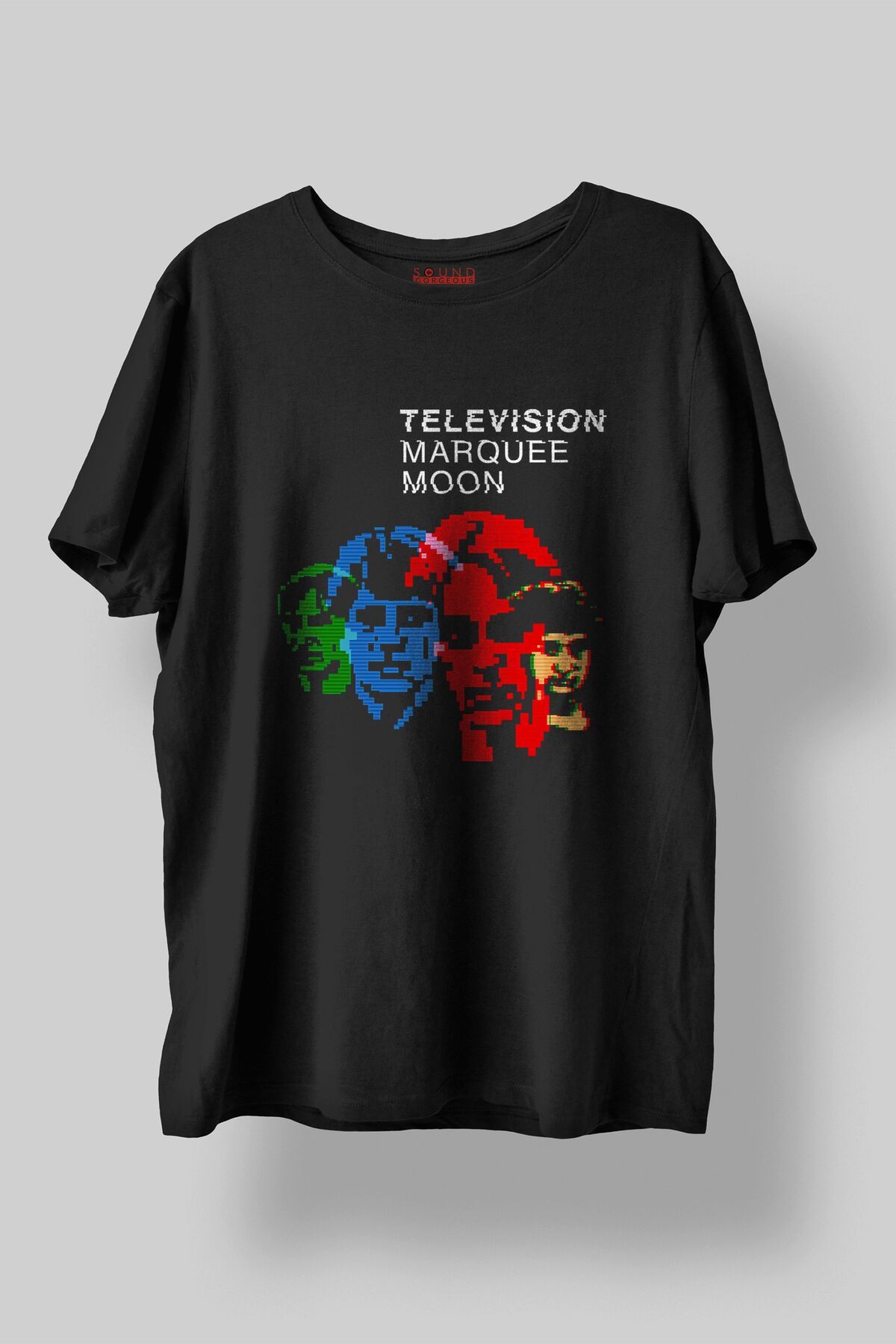 Sound Gorgeous The 1975 Müzik Baskılı Regular Fit Unisex Siyah T-Shirt %100 Pamuk No:0361