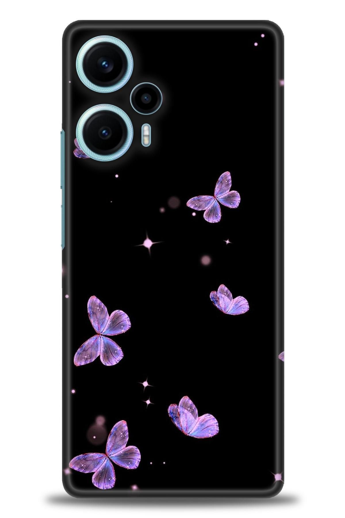 CooperTech Xiaomi Poco F5 İle Uyumlu HD Baskılı Desenli Silikon Kılıf - 1050