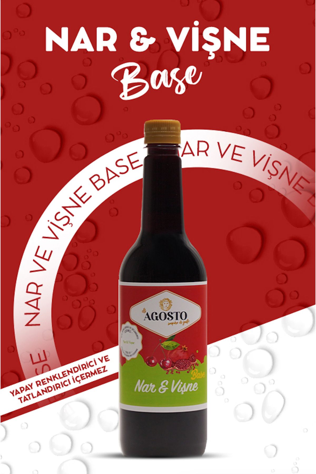 AGOSTO 750 ml Nar & Vişne Base Şurup