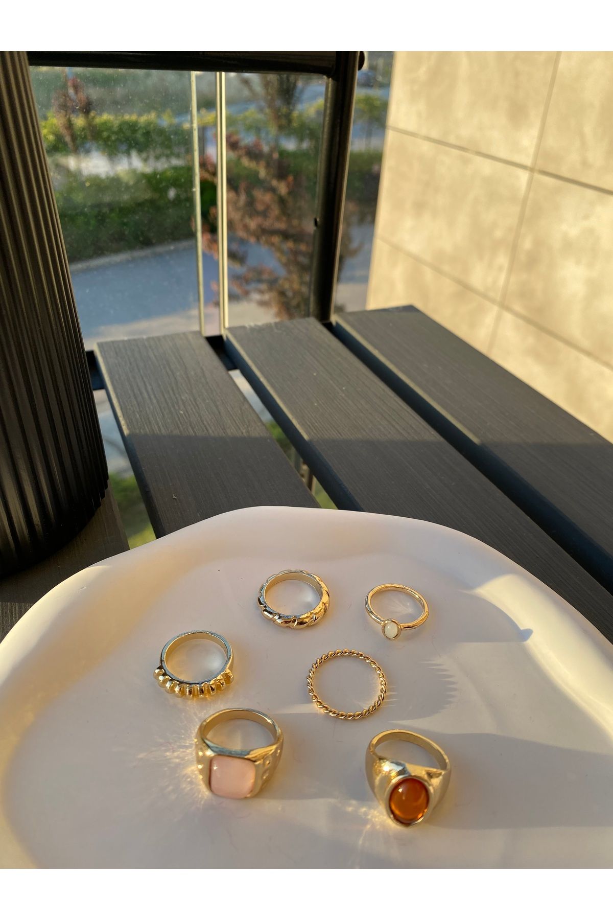FASHİON JEWELRY Gold Vintage Yüzük