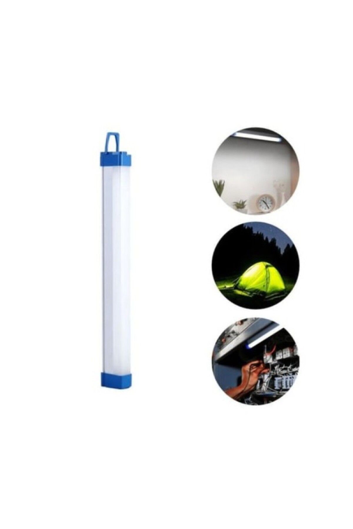 Cin USB Şarjlı LED Aydınlatma Işıldak 3 Farklı Işık Modu