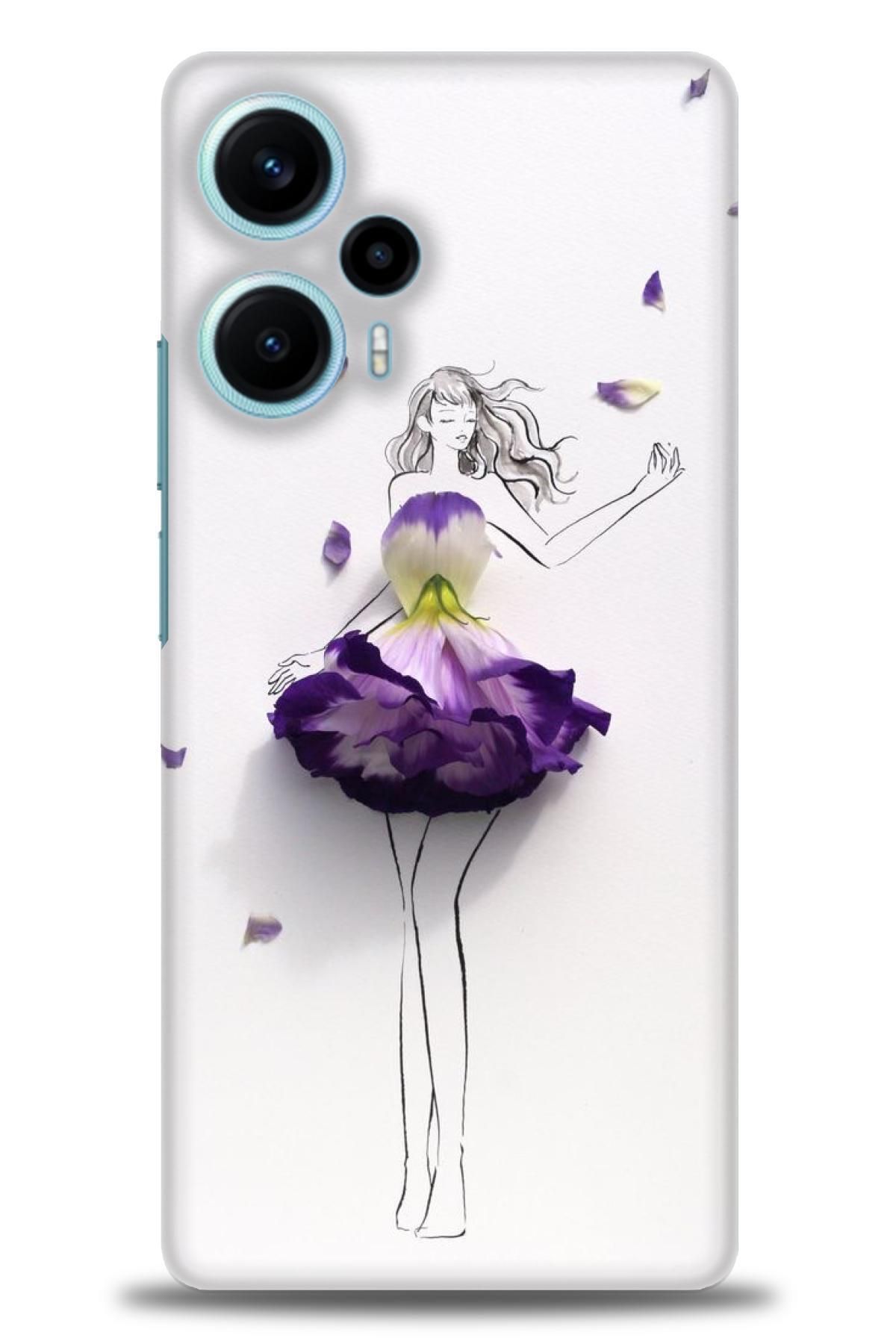 CooperTech Xiaomi Poco F5 İle Uyumlu HD Baskılı Desenli Silikon Kılıf - 740