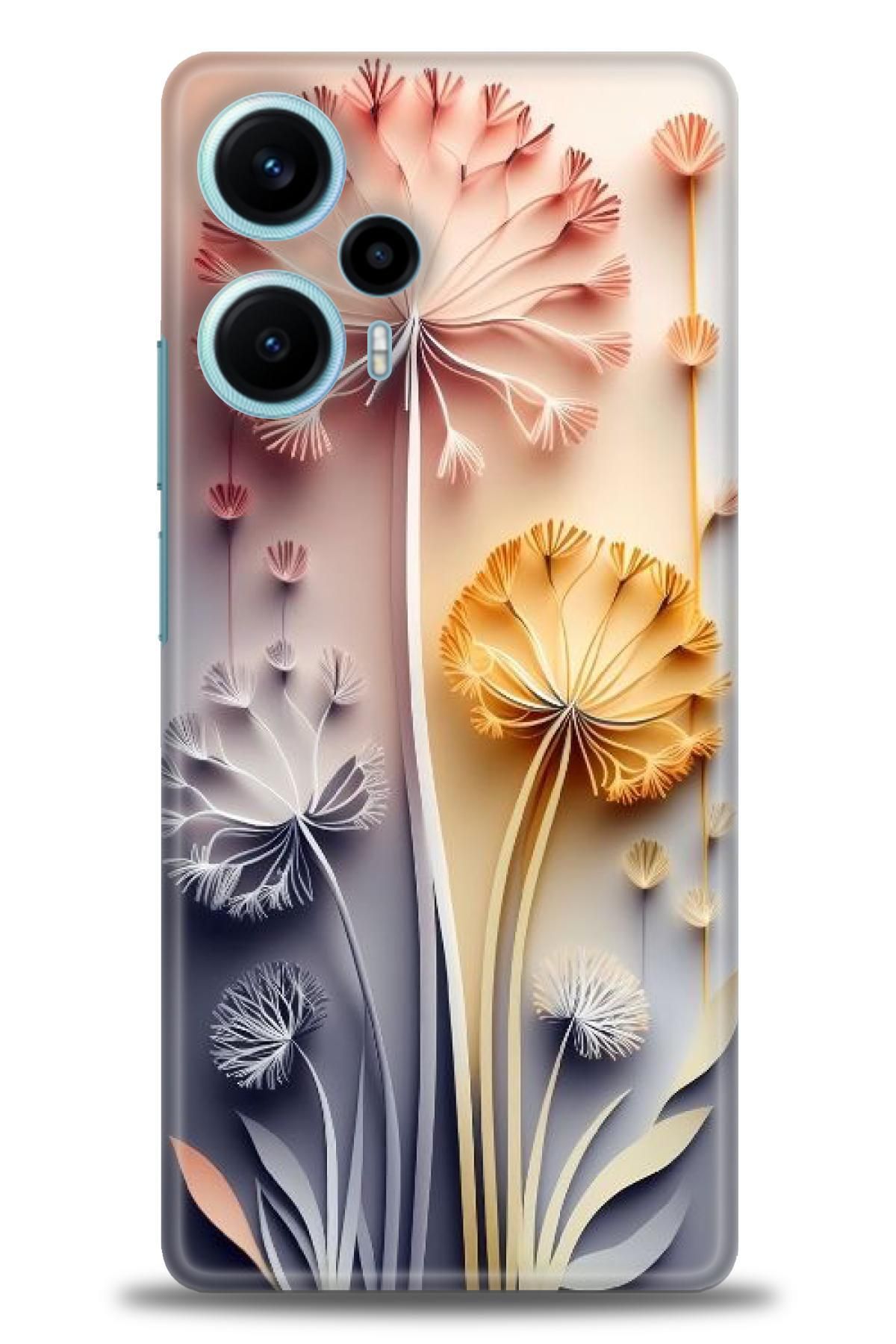 CooperTech Xiaomi Poco F5 İle Uyumlu HD Baskılı Desenli Silikon Kılıf - 180