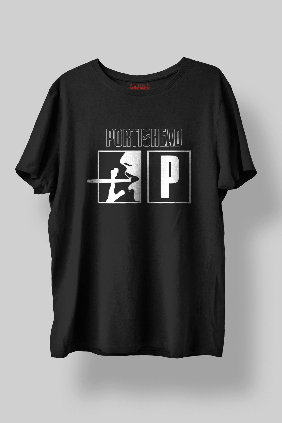Sound Gorgeous Portishead Müzik Baskılı Regular Fit Unisex Siyah T-Shirt %100 Pamuk No:0280