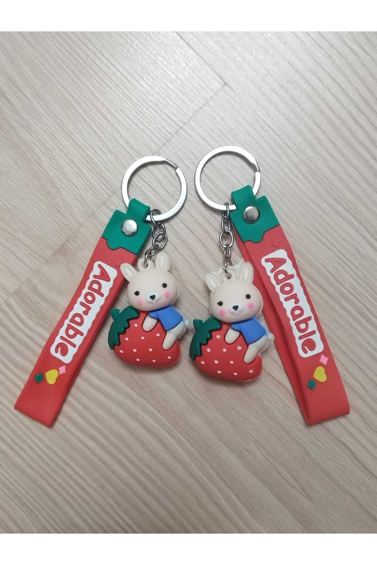 discountWORLD parlak silikon anahtarlık