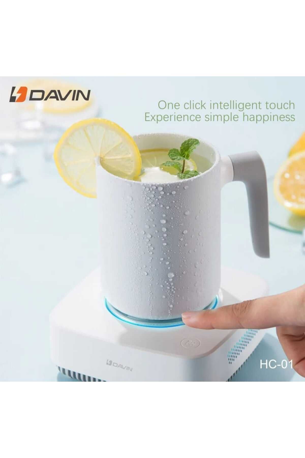 davin-Smart heating and cooling mug for heating and cooling drinks with LED temperature display 3