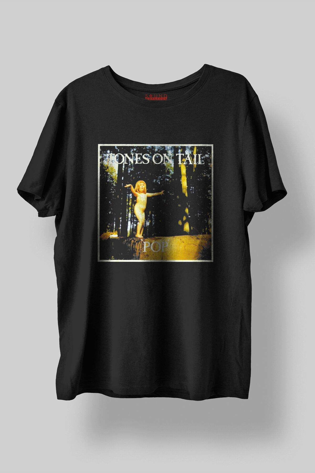 Sound Gorgeous Tool Müzik Baskılı Regular Fit Unisex Siyah T-Shirt %100 Pamuk No:0389