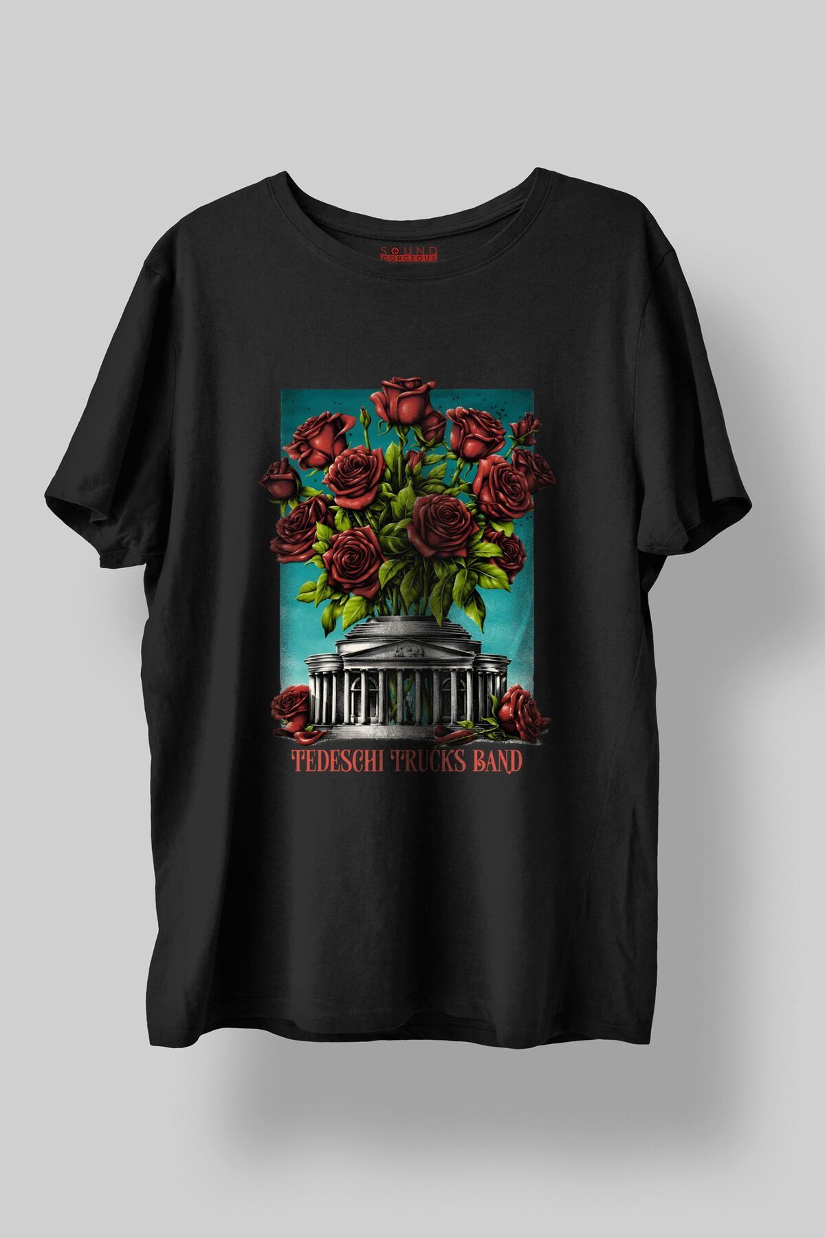 Sound Gorgeous Tedeschi Trucks Band Müzik Baskılı Regular Fit Unisex Siyah T-Shirt %100 Pamuk No:0351