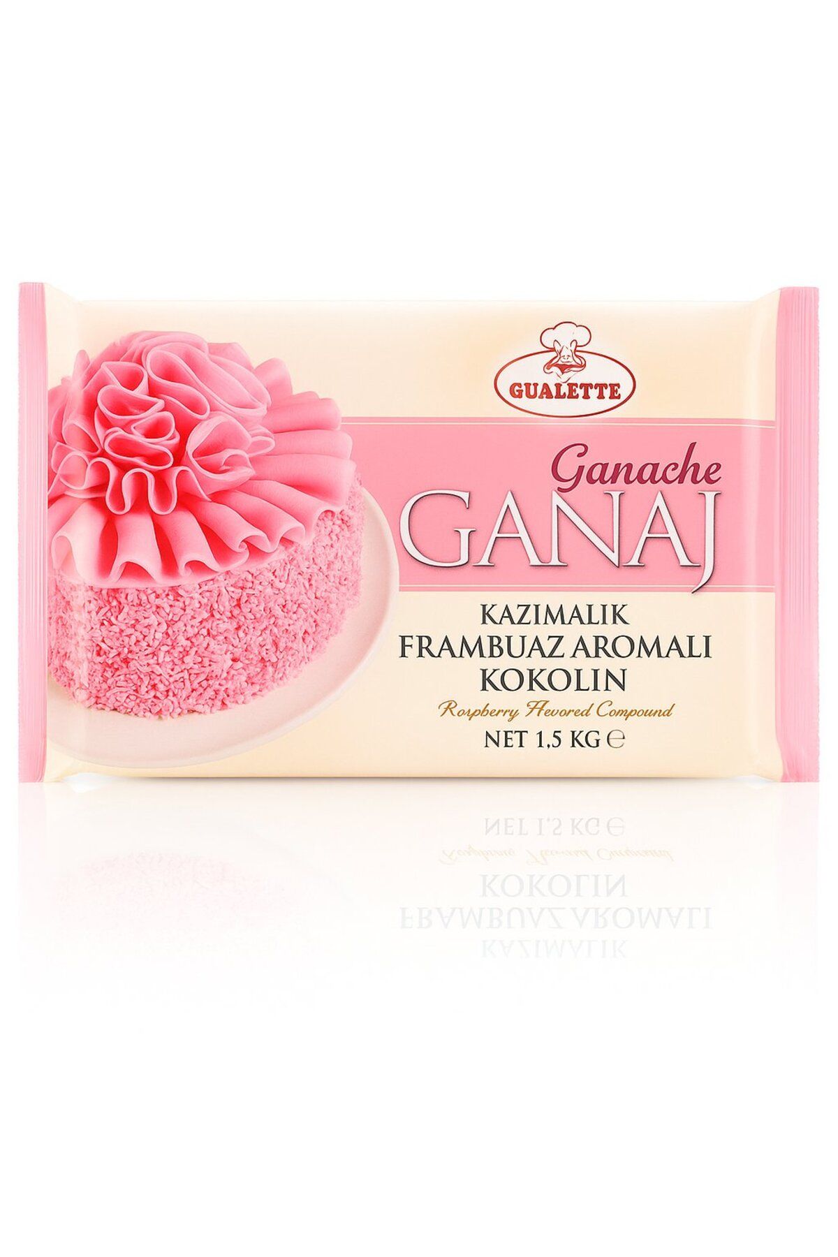 Katsan Ovalette Frambuaz Kazımalık Ganaj 1.5 Kg