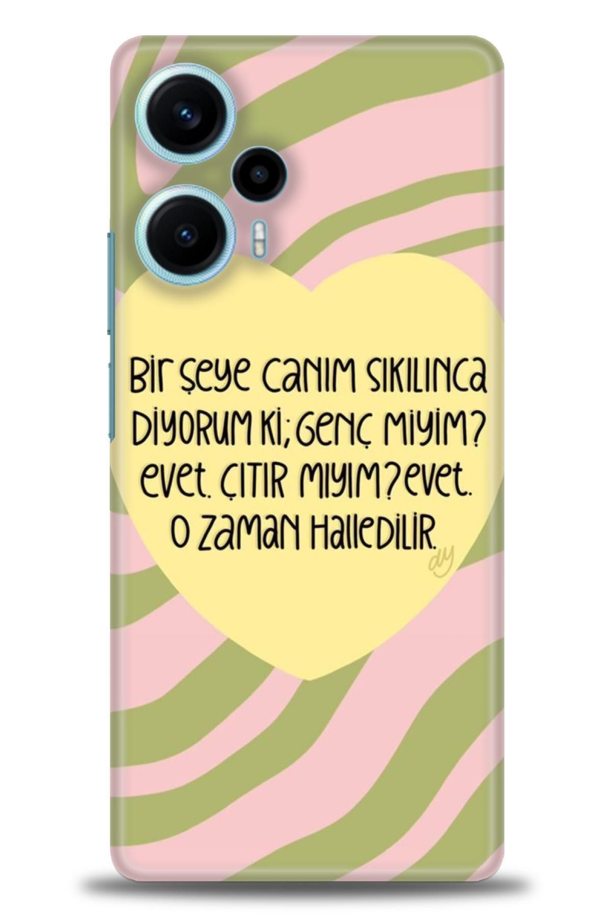 CooperTech Xiaomi Poco F5 İle Uyumlu HD Baskılı Desenli Silikon Kılıf - 1080