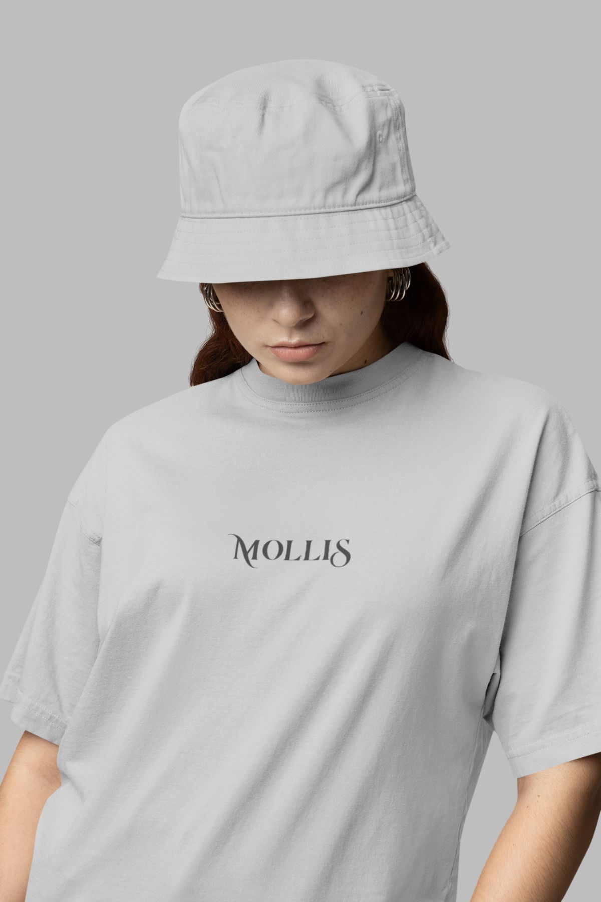 Mollis Kadın Baskılı Oversize T-Shirt