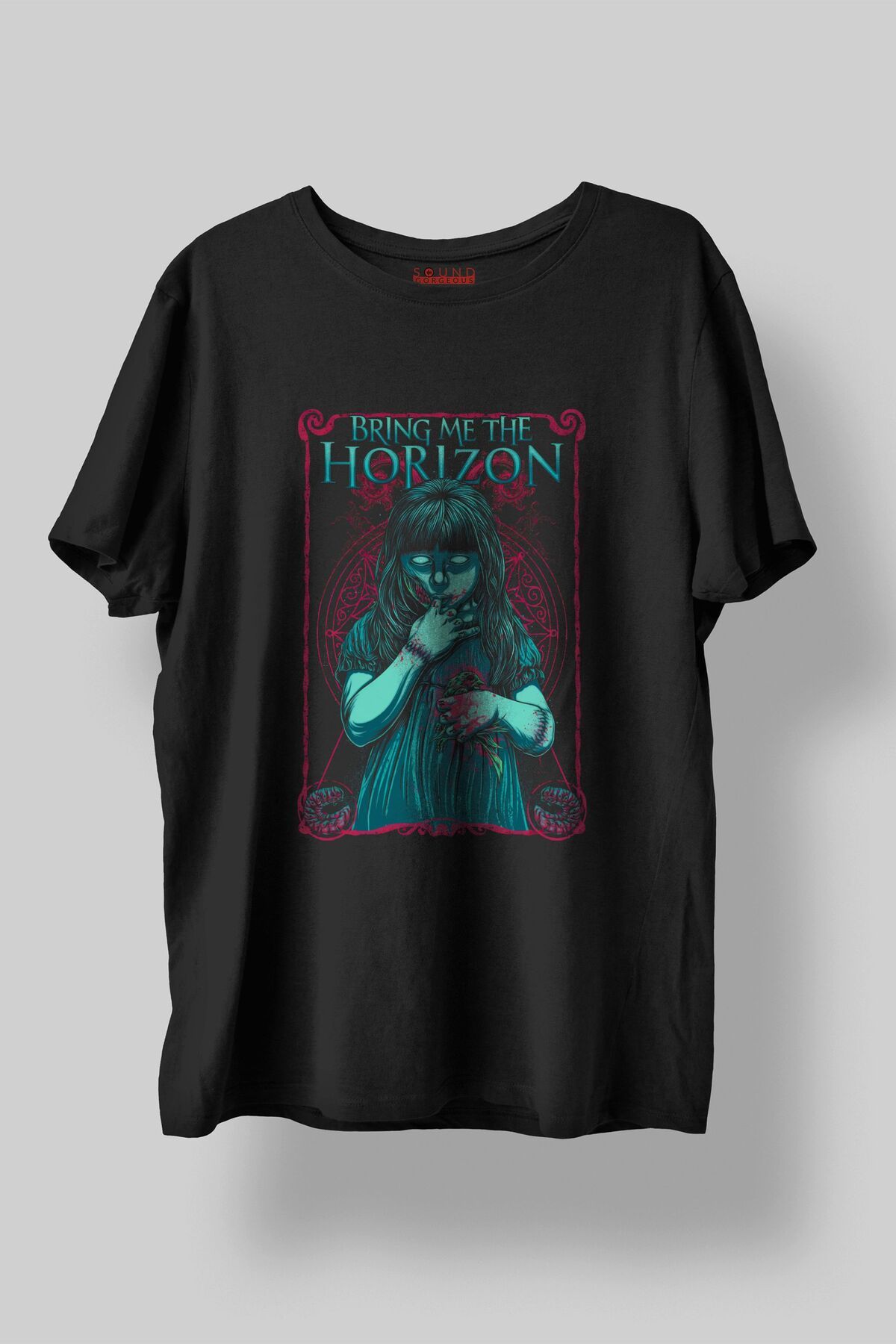 Sound Gorgeous Bring Me The Horizon Müzik Baskılı Regular Fit Unisex Siyah T-Shirt %100 Pamuk No:0076
