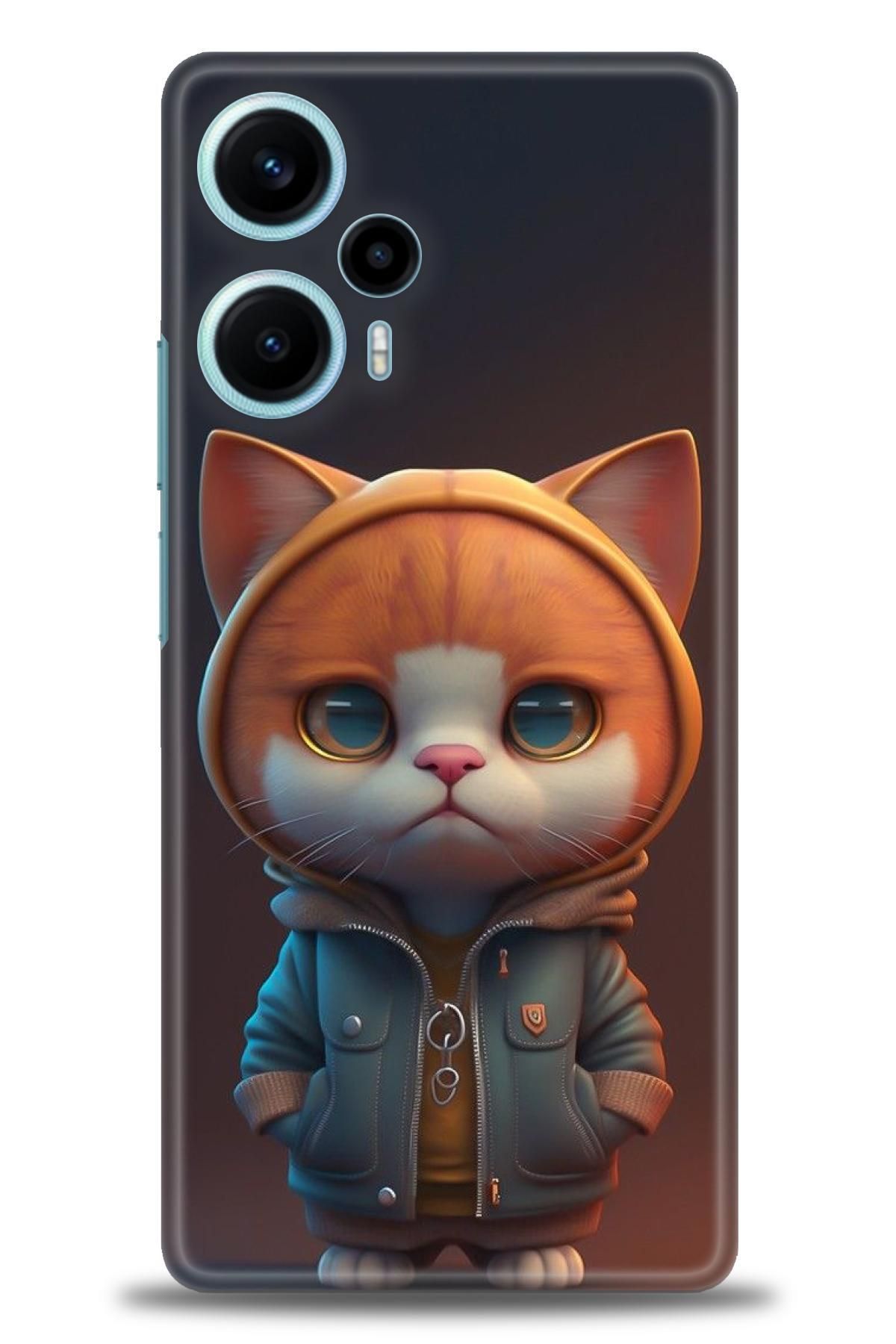 CooperTech Xiaomi Poco F5 İle Uyumlu HD Baskılı Desenli Silikon Kılıf - 340