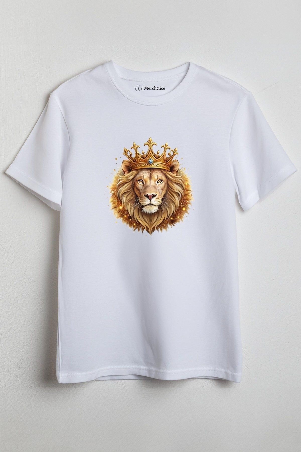 Merch&ice Aslan Kral Baskılı Unisex T-Shirt