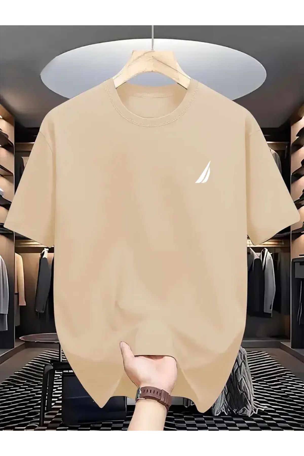 MANCY Unisex Tasarım Baskılı Oversize %100 Pamuk T-shirt