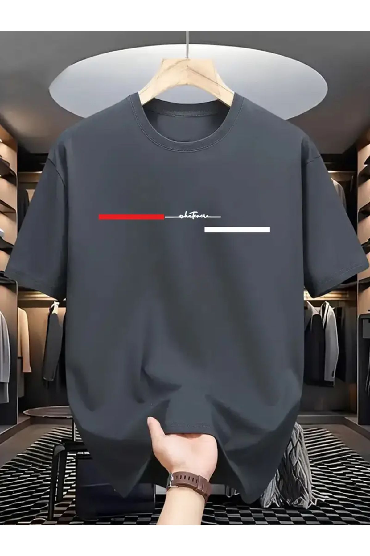 MANCY Unisex Baskılı Oversize T-shirt