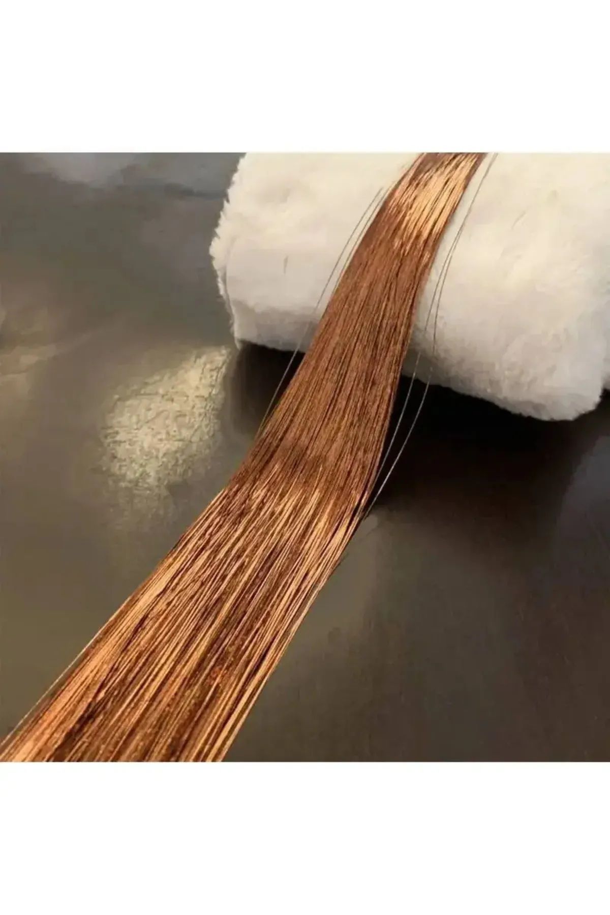 Herşey Nota Hair Tinsel Saç Simi 200 Tel 120 cm Simli Saç Kaynak Örmeli Saç Aksesuarı