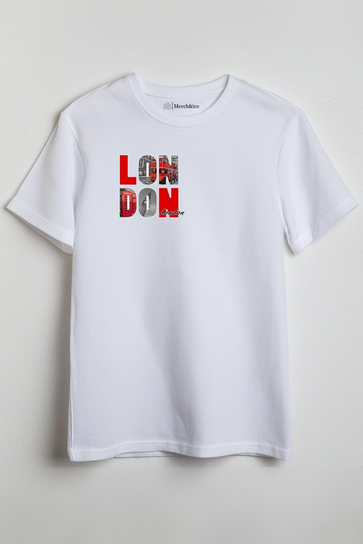 Merch&ice London Baskılı Unisex T-Shirt