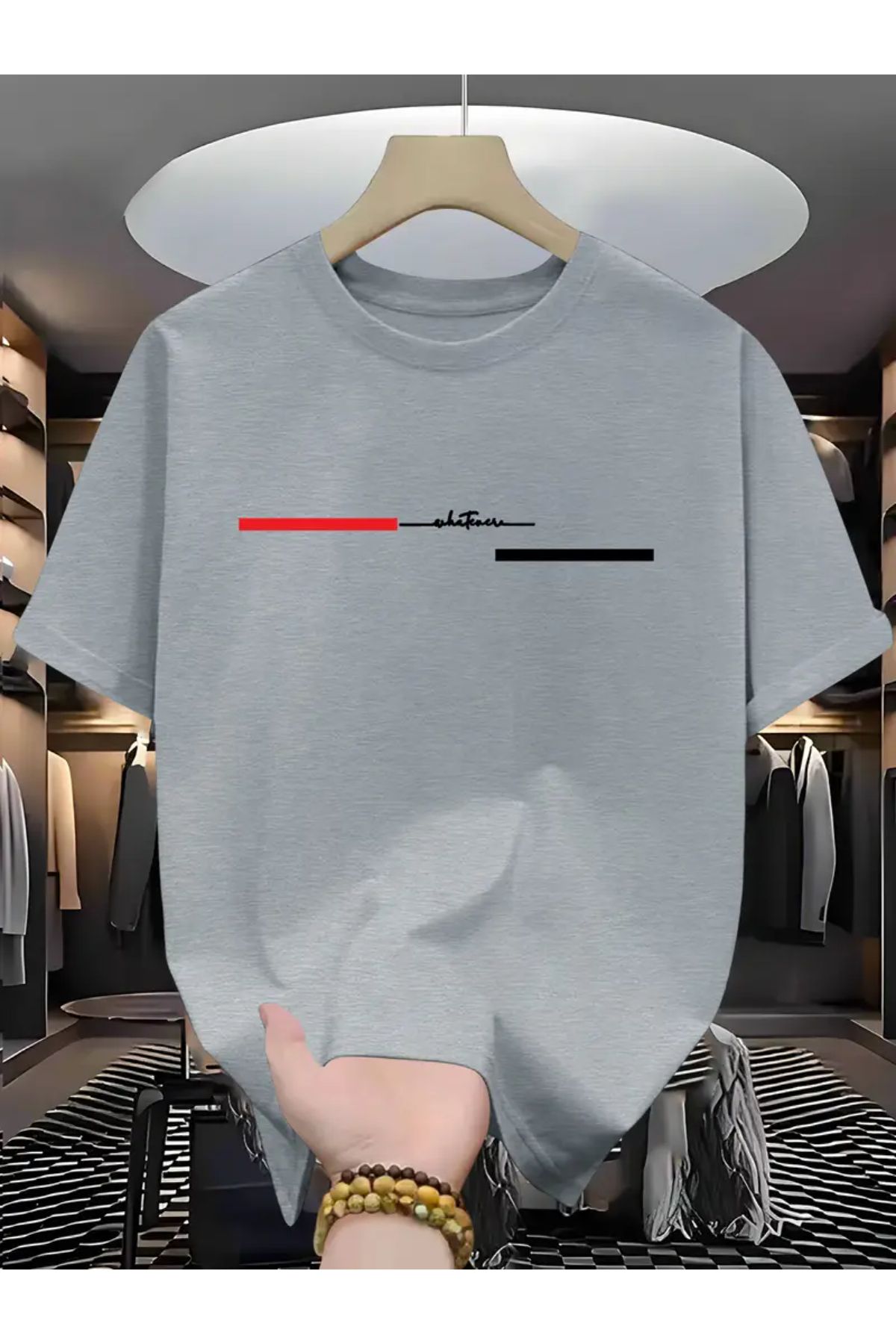 MANCY Unisex Baskılı Oversize T-shirt