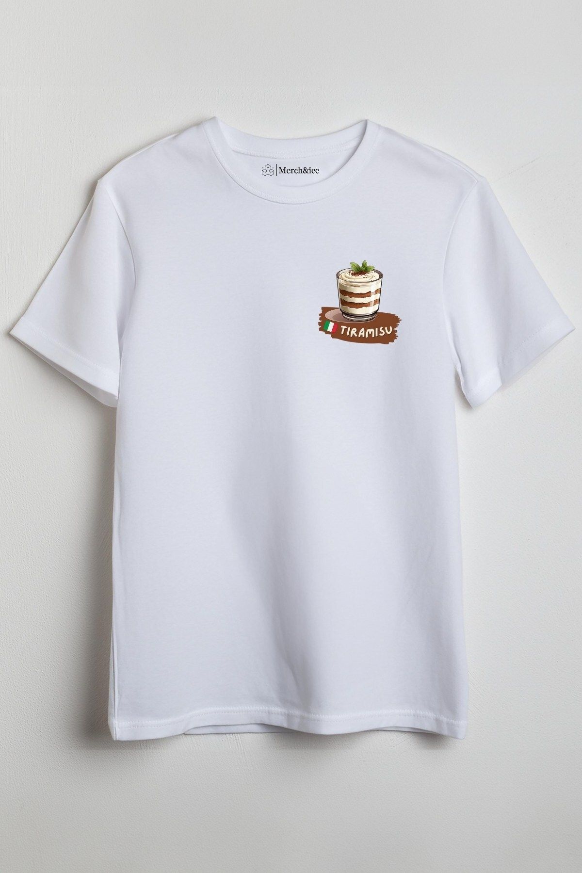 Merch&ice Tiramisu İtalya Baskılı Unisex T-Shirt