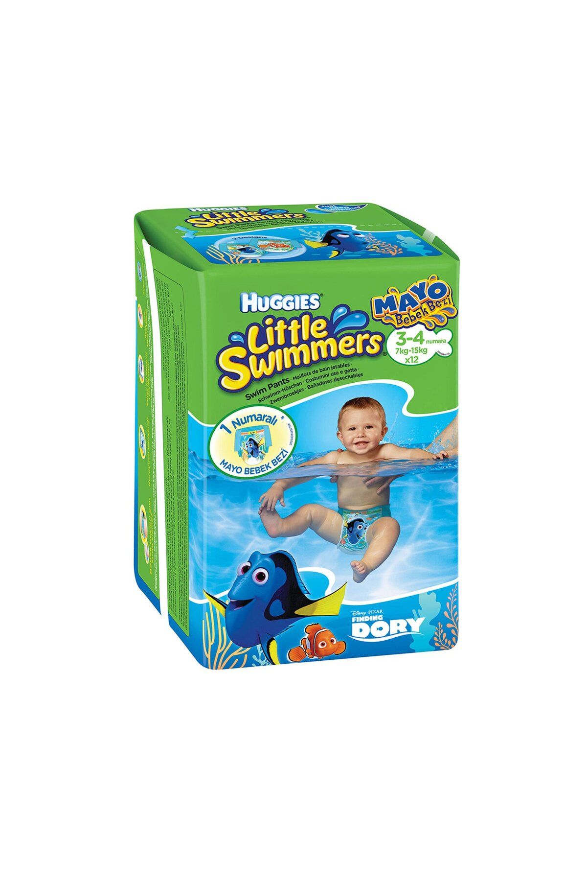 Huggies Little Swimmers Mayo Bebek Bezi 7-15 Kg 12 Ped