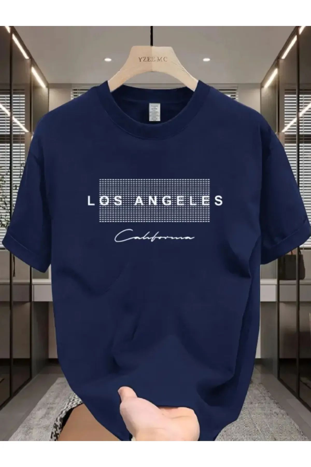 MANCY Unisex Büyük Beden Baskılı Oversize %100 Pamuk T-shirt