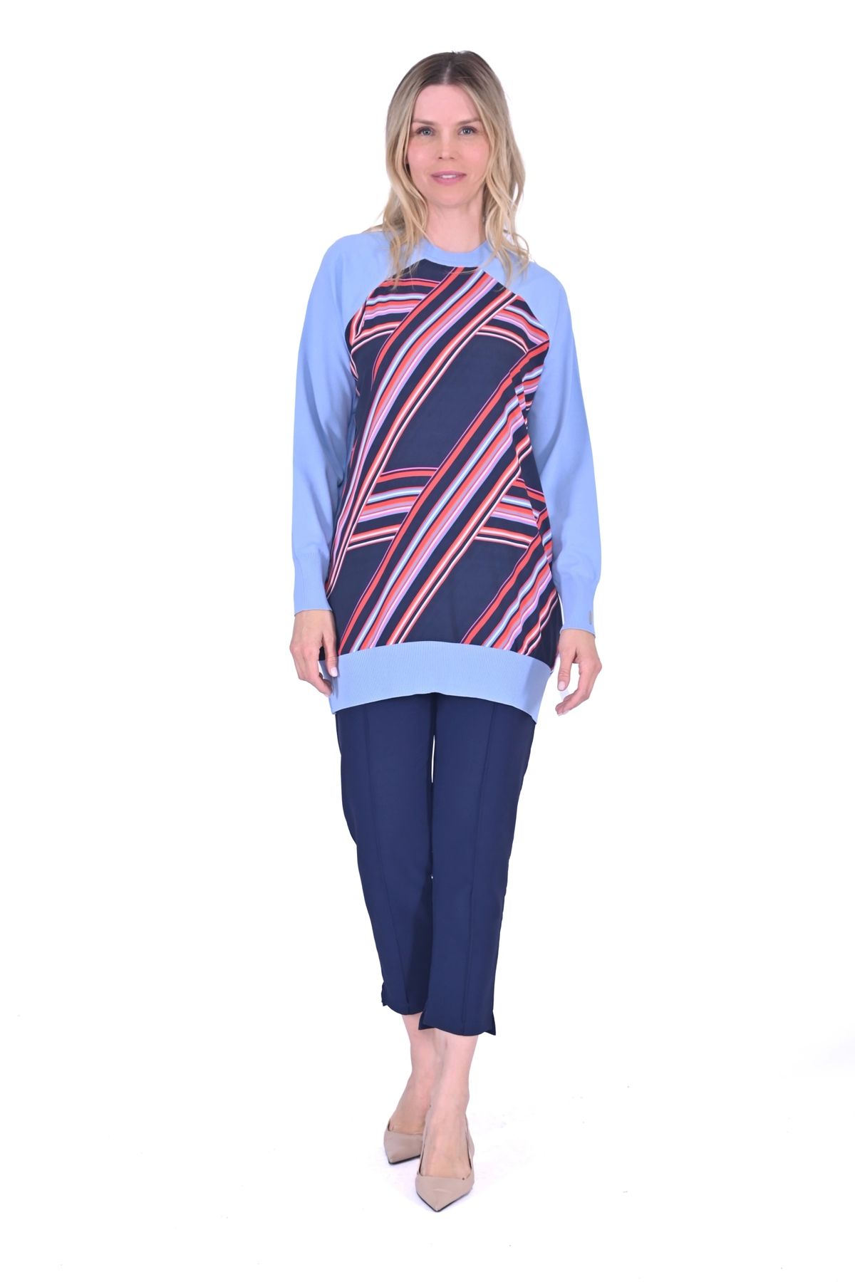 Invee İNVEE 6723 Tunik - Mavi