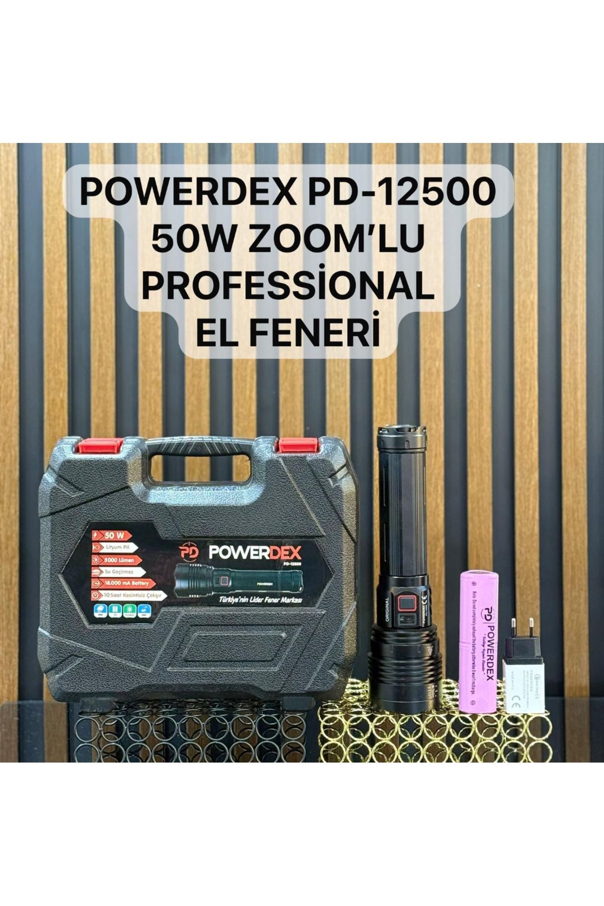 powerdex 5000 Lümen El Feneri - GÜÇLÜ EL FENERLERİ