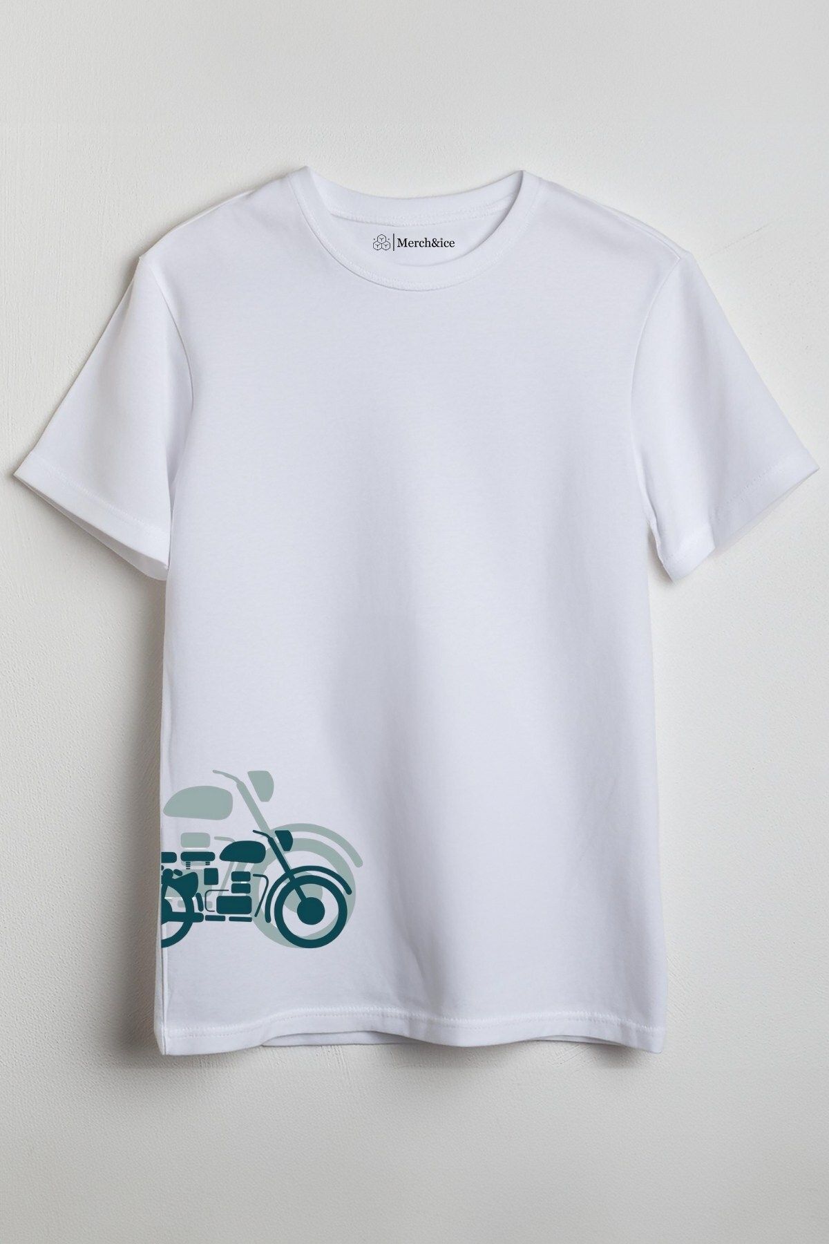 Merch&ice Motorlu Baskılı Unisex T-Shirt