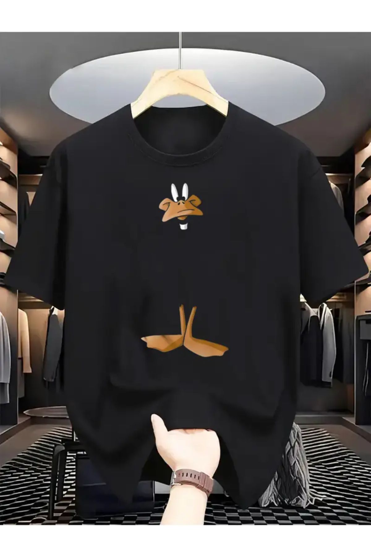 MANCY Unisex Baskılı Oversize T-shirt