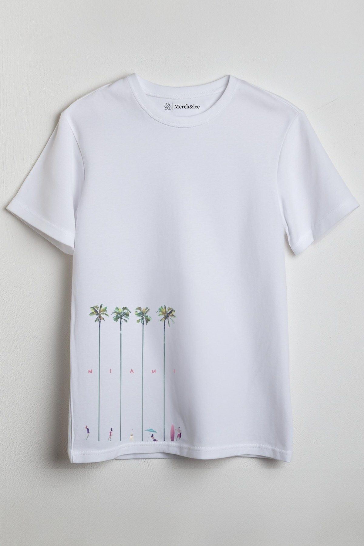 Merch&ice Miami Baskılı Unisex T-Shirt