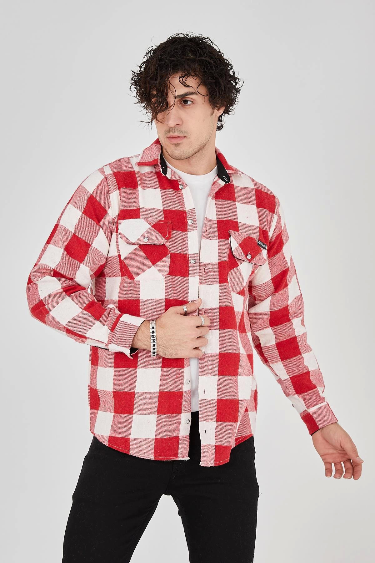 pilelistore Oduncu Gömlek - Pembe fotoğrafı 6 (önizleme)