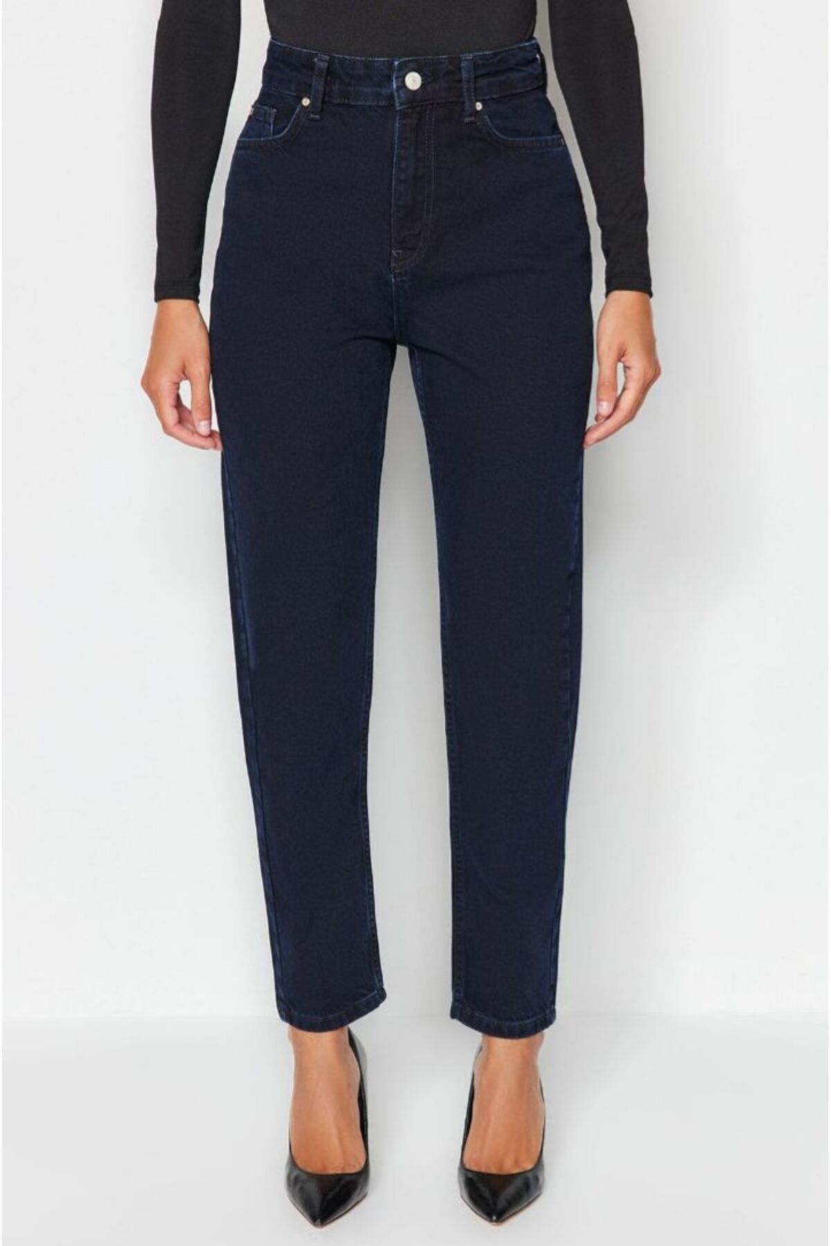 KARACAN COMPANY Yüksek Bel Mom Jeans