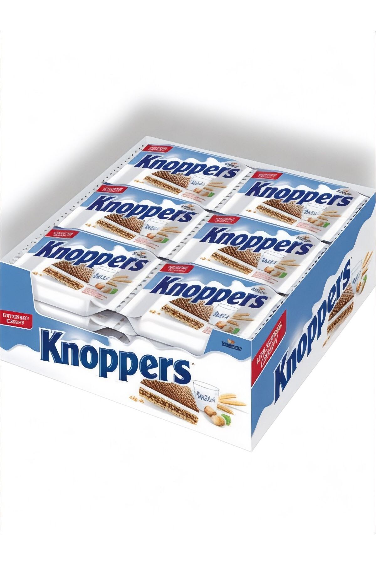 Knoppers Sütlü Kremalı Fındıklı Gofret 25 gr x 24 Adet | Taze Atıştırmalık Paket