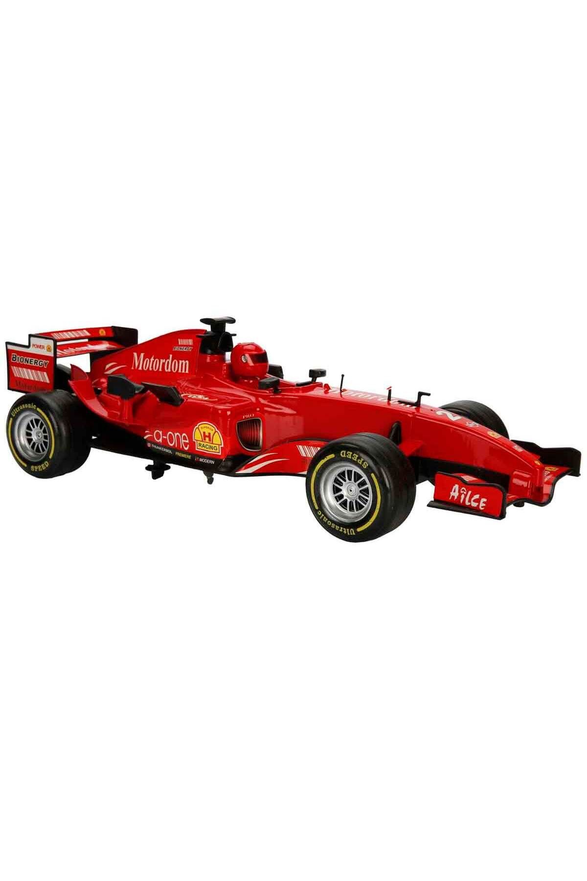 BAMTEBİ Büyük Sesli Işıklı Formula 1 Friction Sürtmeli Araba 42 Cm 1:9 Ölçekli F1 Aracı Maxx Wheels Kırmızı