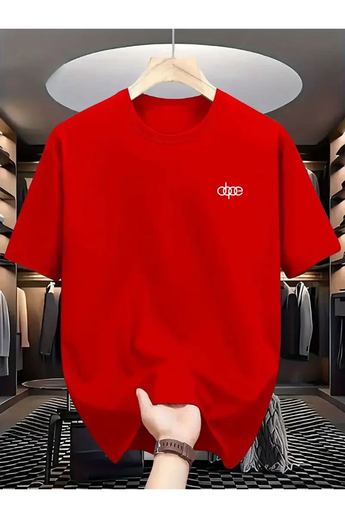 MANCY Unisex Yazı Baskılı Oversize T-shirt