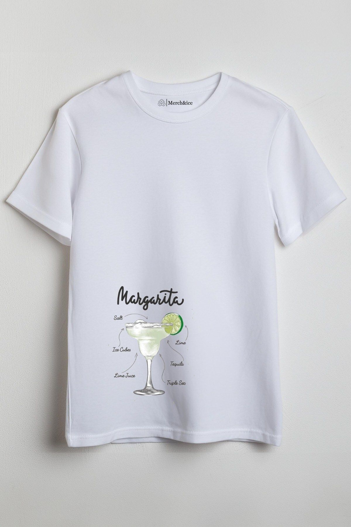 Merch&ice Tarifli Margarita Baskılı Unisex T-Shirt