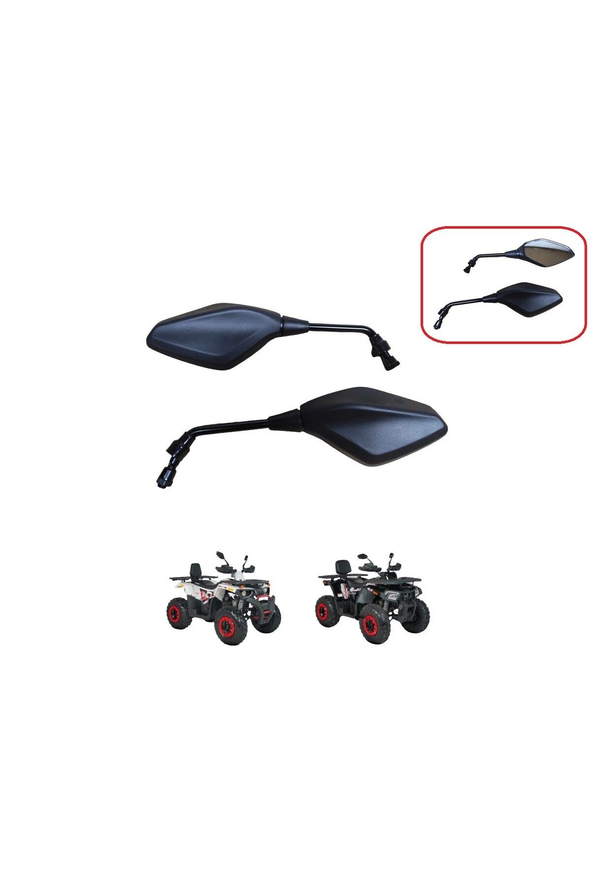 ÖZERDEM Kuba ATV Hussar 220 Pro / MX220 Ayna Takımı
