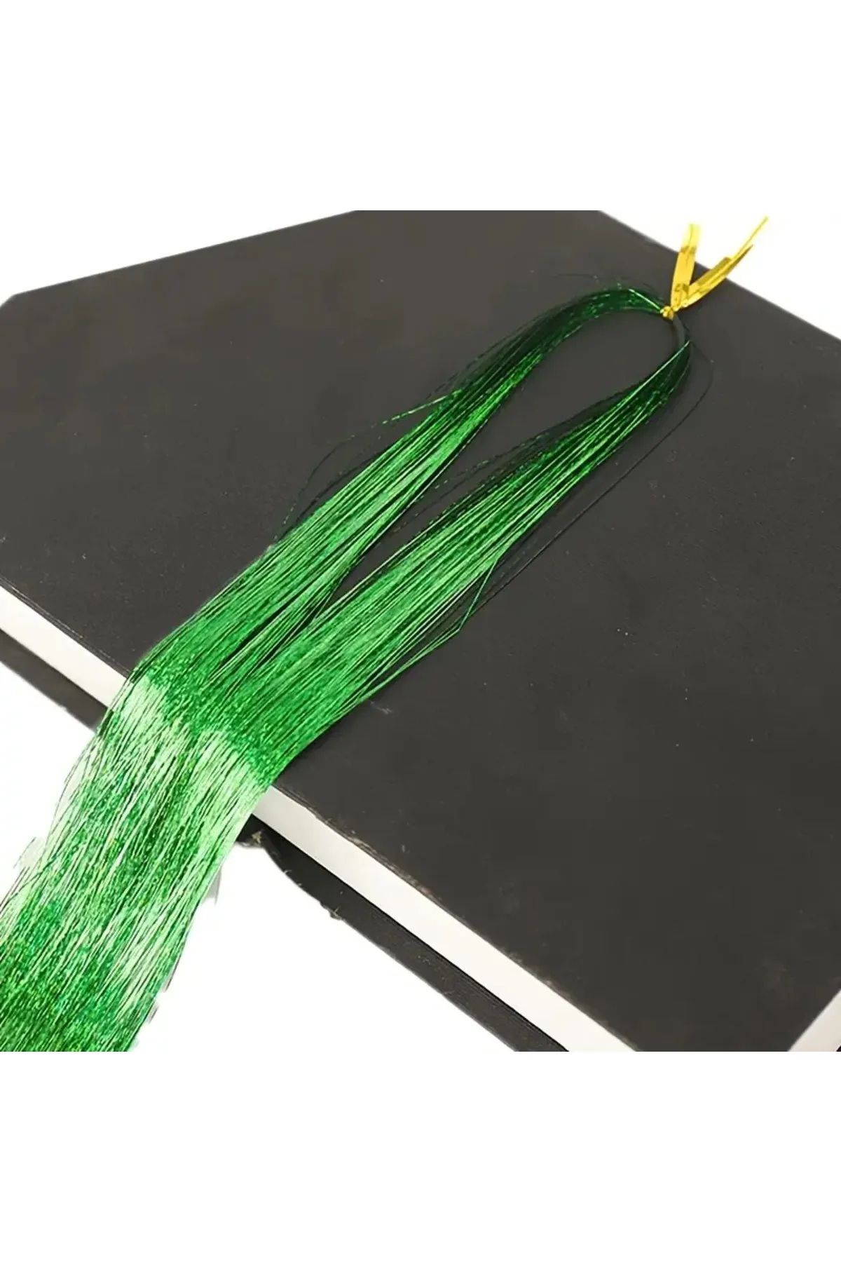 Herşey Nota Hair Tinsel Saç Simi 200 Tel 120 cm Simli Saç Kaynak Örmeli Saç Aksesuarı