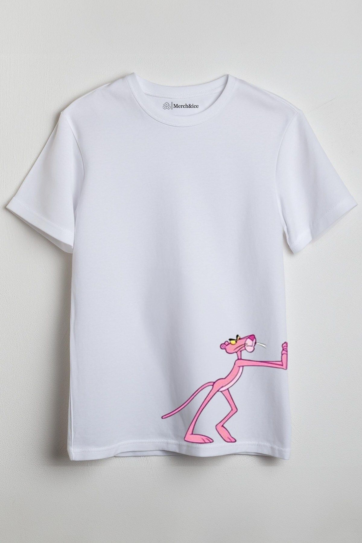 Merch&ice İten Pembiş Panter Baskılı Unisex T-Shirt