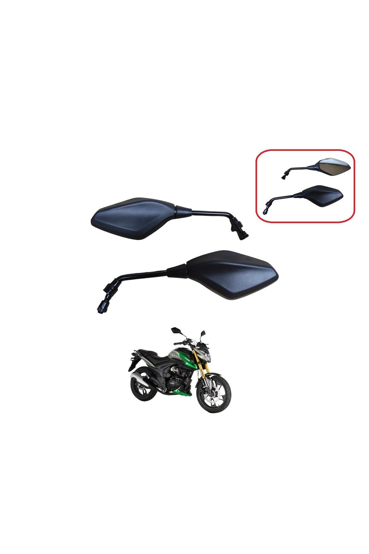 ÖZERDEM Kuba Terra 125 Ayna Takımı