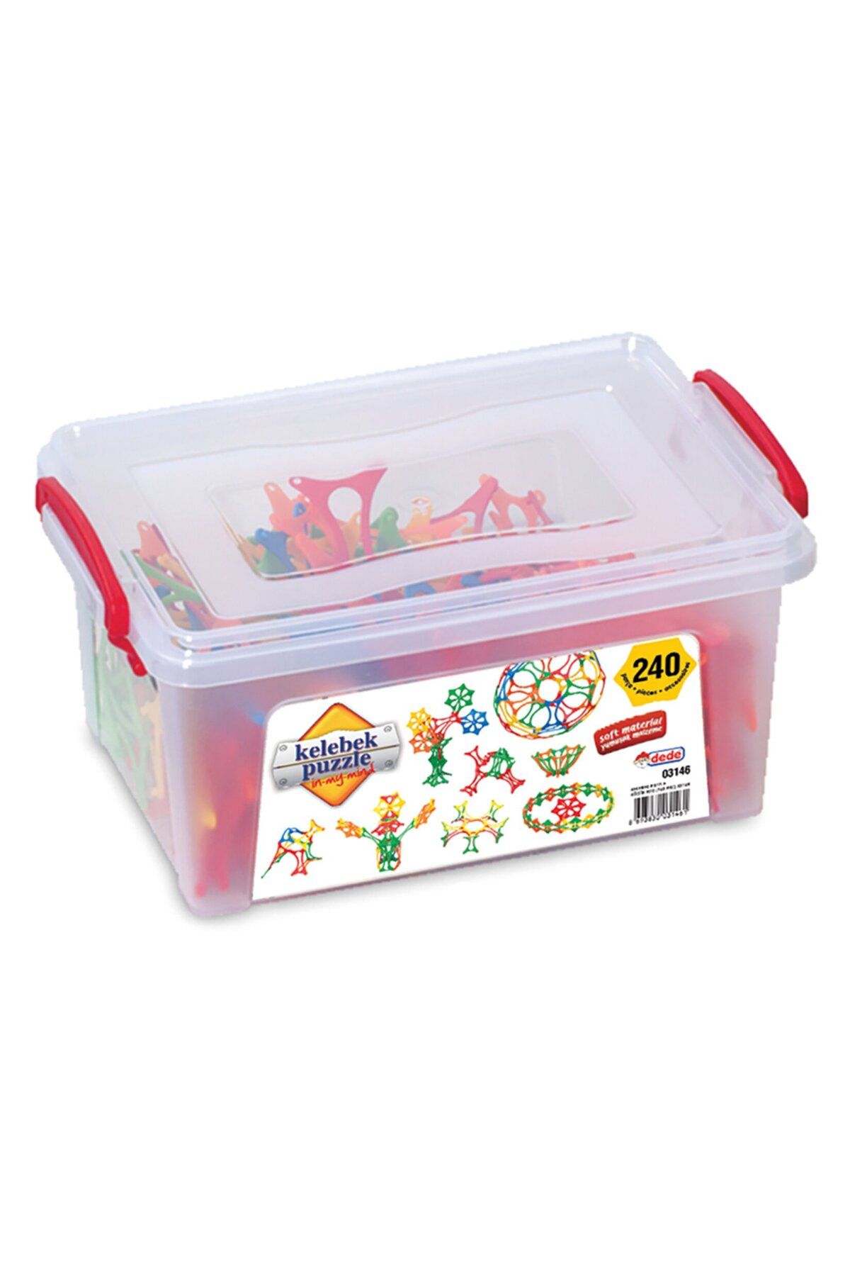 Dede Oyuncak Dede Kelebek Puzzle Küçük Box (240 Parça)