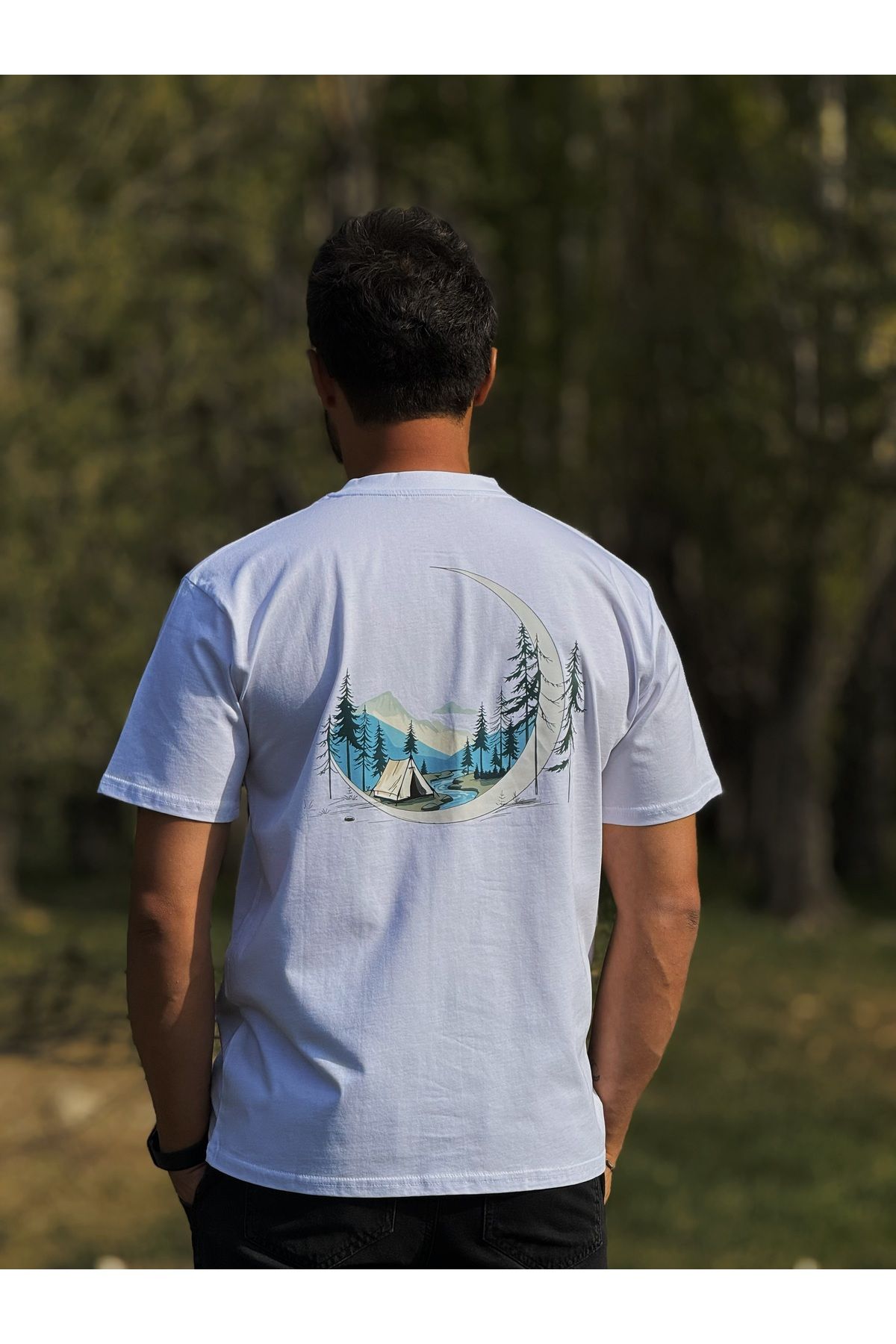 Store Unisex Regular Tişört - Kamp Hayatı