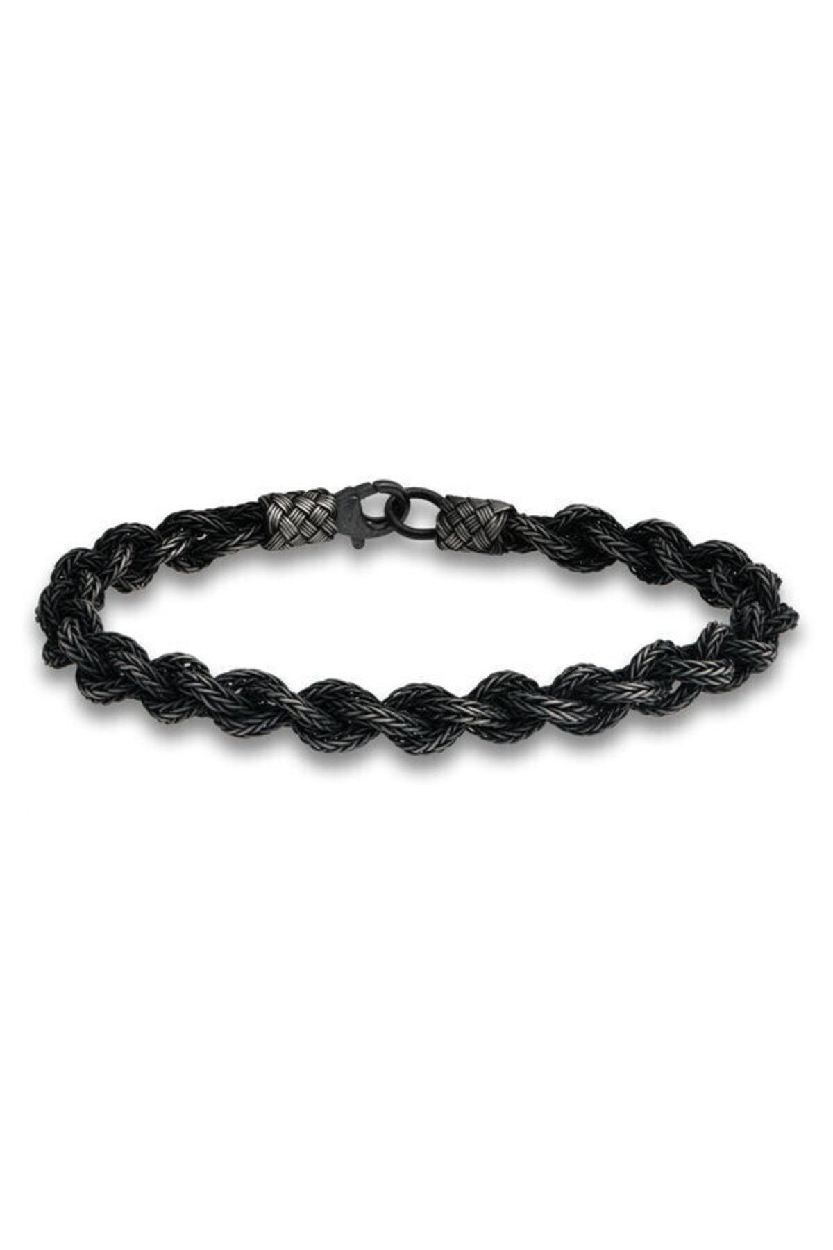 shop Kazaziye Örgü 925 Ayar Gümüş Bileklik